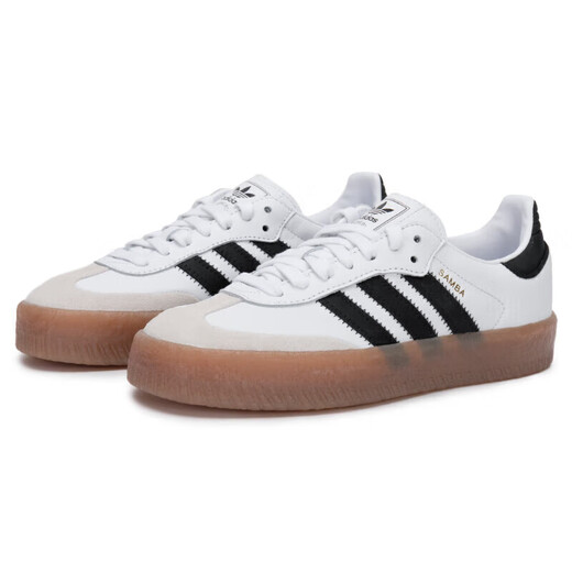 阿迪达斯（adidas）官方舰店三叶草女鞋 夏夏新款运动复古德训轻便T头鞋板鞋休闲鞋 JI1349 36