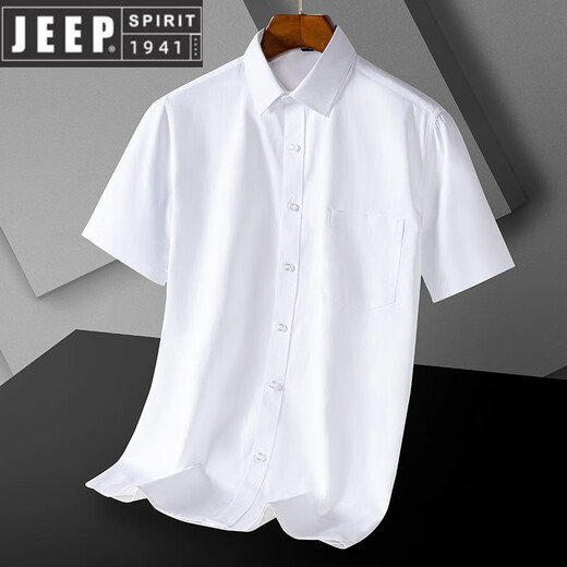 Jeep Spirit Daddy Sommer Kurzarmshemd Top 2025 Neues lässiges Lose-Hemd-Shirt Daddy Kurzärmler Kleidung DX6630 38 (Gewicht von -120 Jin [Jin ist gleich 0,5 kg])