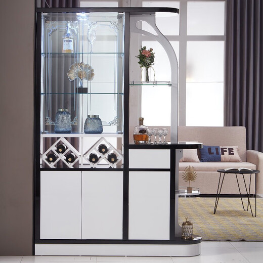 Xinquanyou 2025 Neueste moderne einfache Foyer Room Hall Schrank Eingang Eingangsabteilungsschrank Weinschrank Wohnzimmer Schuhschrank Installation 3891##