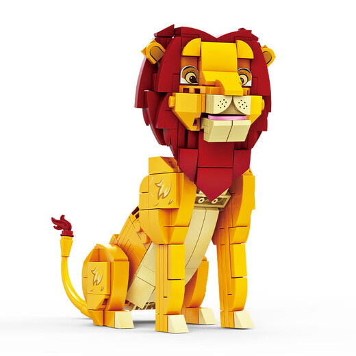 Kaizhi 81156 kompatibel mit Lego -Bausteinen Animal Lion Model Ornamente Kinder versammelten DIY -Spielzeuggeschenk Kaizhi 6627 Lars Sharp Blade 385 Stücke [Exquisites