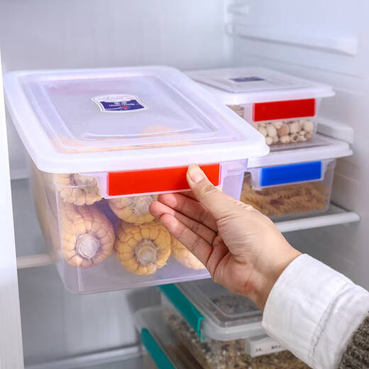 YUSENYI BOIRE RECTANGULAIRE Scellé de glaçage frais en plastique Boîte de stockage de grande capacité Réfrigérateur à résistance à l'humidité transparente Modèle scellé micro-ondes 9902