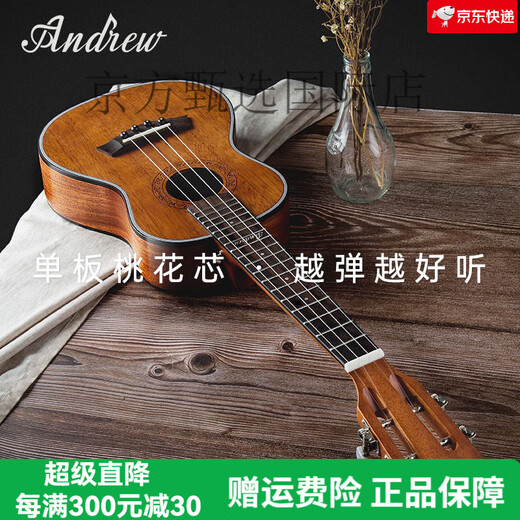 
Andrew (ANDREW) veneer ukulele female beginners musical instruments small guitar students children's gift [Vector board] Gradient blue + full accessories + plus cotton bag 23 inches