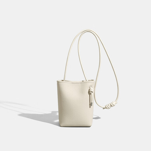 
viney cowhide mobile phone bag women's bag luxury crossbody bag shoulder bag birthday gift for girlfriend wife [off white] practical shoulder bag niche brand fashionable versatile casual and fashionable bucket bag