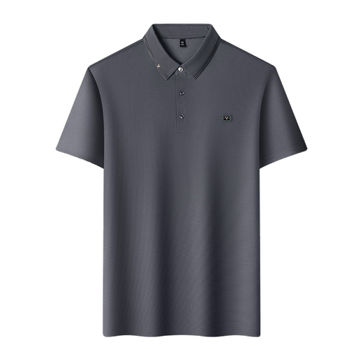 Hengyuanxiang (Hyx) 2025 T-shirt à manches courtes Polo Silk Silk Polo Men's Loose Top Business Casual Casual Body's Fay 9905 Black M 165 [Recommandé 110jin [Jin est égal à 0,5 kg] ci-dessous]
