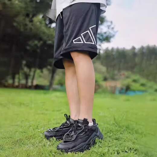 阿迪达斯 （adidas）男子足球健身速干透气五分裤训练运动短裤GK9602官方旗舰正品 IC1484经典速干黑条纹 XL