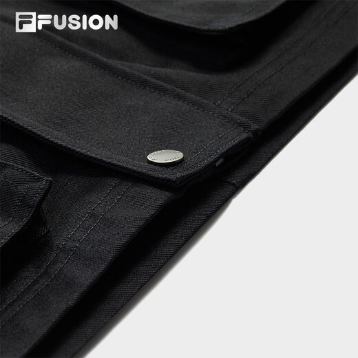 FILA FUSION Fila trendy brand work jacket men's 2025 autumn retro lapel Michigan jacket