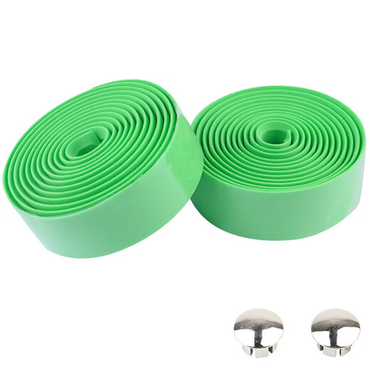 Chaosihui road handlebars with bicycle horns and horn handles anti-slip straps camouflage color dead speed bike strap riding accessories green