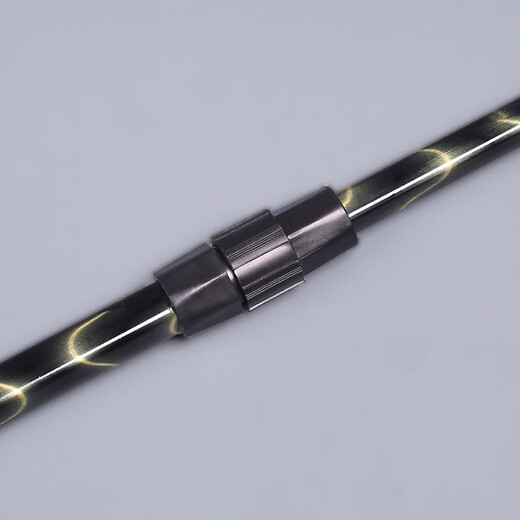 Aluminum alloy flower net pole, ultra-light and super hard, positionable telescopic net pole, fishing rod, fishing gear, complete set of fishing supplies 1.5 (full length 1.18) two sections + 25 aluminum folding head