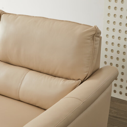 Zhihuashi First Class Zero gegen Wall 11167 Modernes Wohnzimmer Top Kuhlatten Elektrische Funktion Sofa Mondlicht weißer Vier -Personen -Sitz 314 cm - doppelte elektrische Elektro