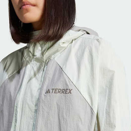 阿迪达斯 （adidas）【劲浪体育】女子防泼防风透湿疏水运动宽松连帽夹克外套KA5151 图色 XS