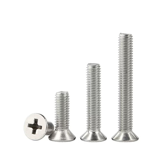 Jingxuan 304 stainless steel cross countersunk head screws flat head bolts machine wire electronic small screws M2M3M4M5M6 M2*3 (200 pieces)