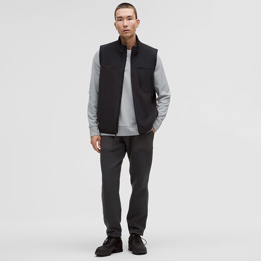 LululemonShift Stitch Men's Classic Cut Long Sleeve Henley Shirt Raw Linen XS