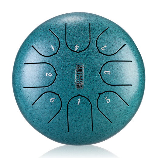 
Huashu Mini Ethereal Drum 8-tone 6-inch 11-tone Children's Little Drum Introduction Simple Musical Instrument Novice Beginner Percussion Instrument 8-tone 6-inch - Malachite Beginner Recommended [Give full set of accessories]