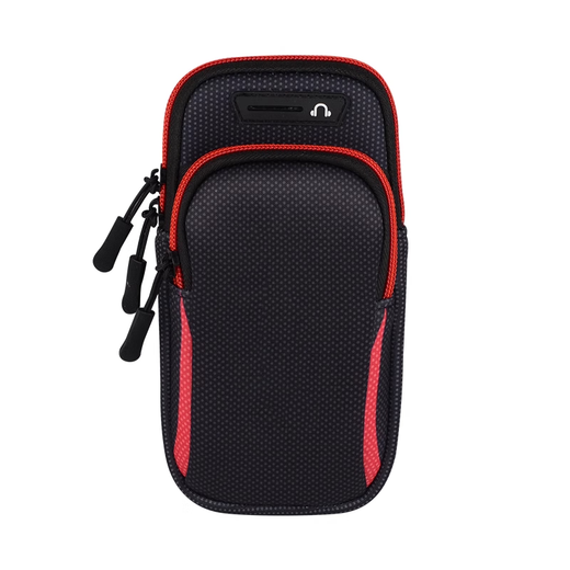 Feixiang running mobile phone arm bag morning and night running mobile phone bag men's universal sports equipment fitness arm bag wrist arm sleeve d red