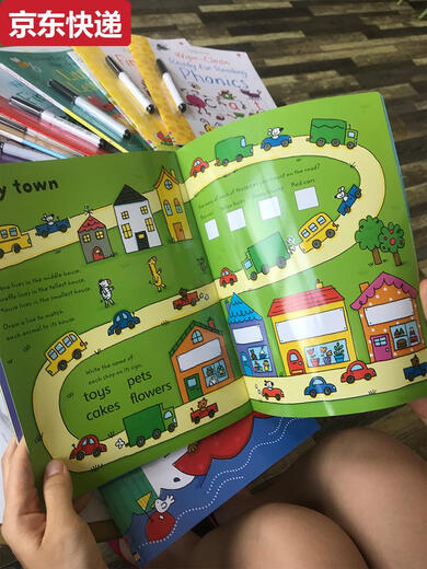 Tkhe Kindergarten -Stiftkontrolle Training Einführung zum Üben von Kopiebuch Kinder Englisch Alphanumeric Trace Book Praxis 4 -jährige 3 Baby zufällig übereinstimmt - 10 Bücher für Mädchenthemen - keine Farbbox