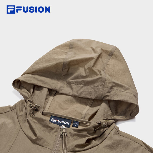 
FILA FUSION Men and Women's Same Model Fila Sunscreen Clothes 2025 Summer Couple Solid Color Thin Jacket