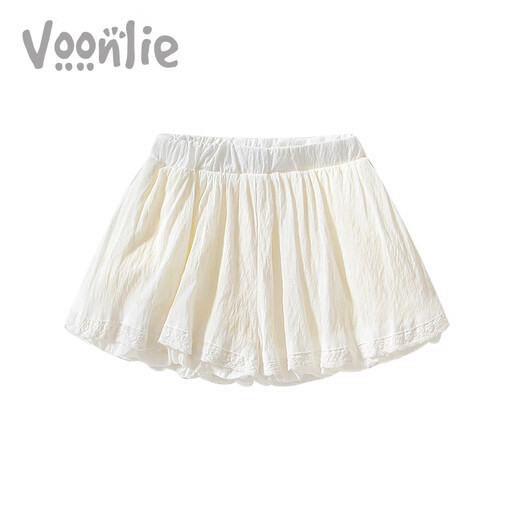 Шорты Fanli Girls Summer 2025 Новые детские повседневные брюки Baby Bloomers Тонкий стиль цветочные брюки лето белые 120 см