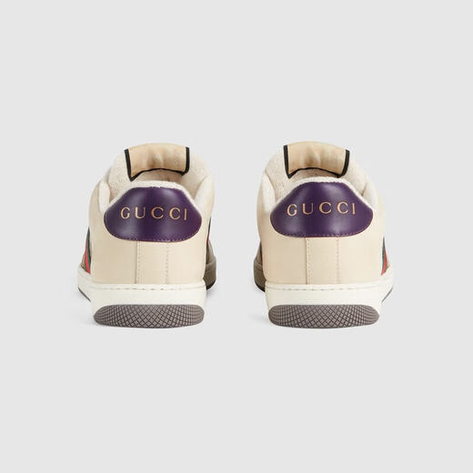 古驰（GUCCI）女鞋 GG珐琅复古时尚休闲鞋运动鞋 古驰脏脏鞋 脏脏鞋546551 HVKI0 9765米色男款 35