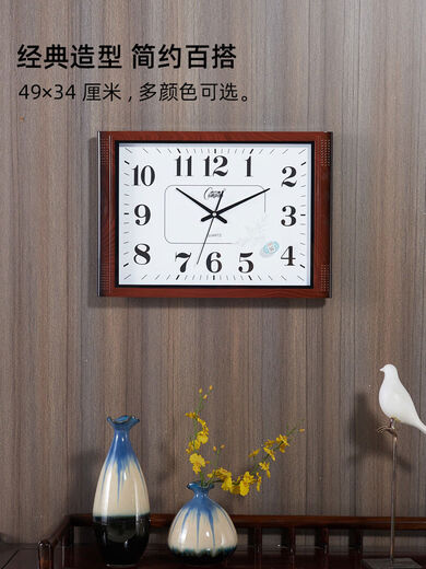 Wohnzimmer Wanduhr Stille Schlafzimmer Büro Hanging Tisch Einfacher Kalender Uhr Haushaltsquarzuhr Perpetual Kalender 6626 Silbergrau Einfach 4934 cm