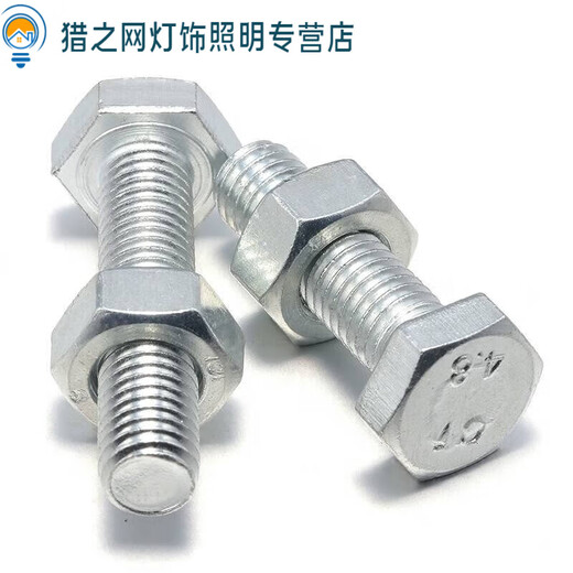 Grade 48 galvanized external hexagon bolts galvanized screw nut set M6M8M10M12M14M16M18M20M30 M6*35200 set