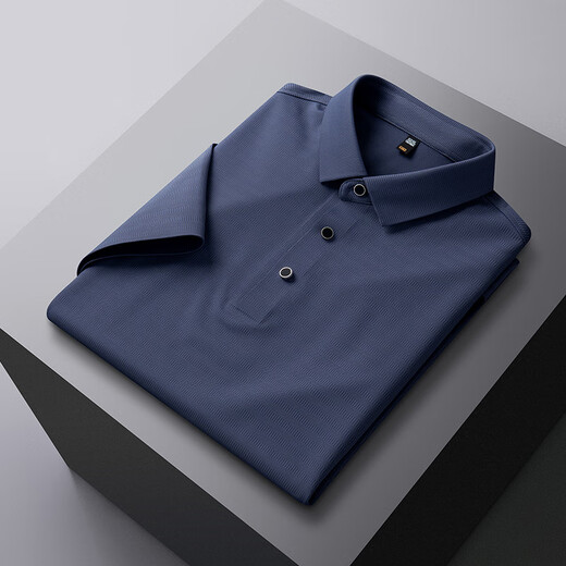 Sept Wolf [multicolores en option] Nouveau polo sans marque pour hommes, T-shirt masculin à manches courtes à manches courtes et à manches courtes DT9905 L (90-120JIN [Jin est égal à 0,5 kg])).