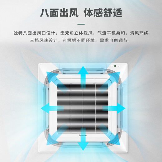 长虹中央空调3匹一拖一天花机一级能效 工厂商铺商用 ZKR72QW/ZA1+R1 以旧换新