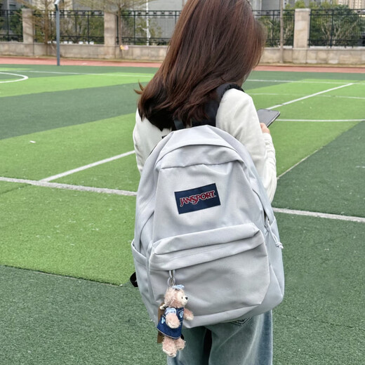 JANSPORT Jasper Backpack Women's Middle School and High School School Bag Men's Mint Butterfly Backpack Trendy Star Style