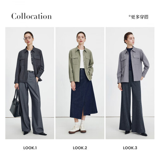 Navigare Italian small sailing women's long-sleeved shirt 2025 autumn and winter new brushed warm shirt simple top for women space gray M