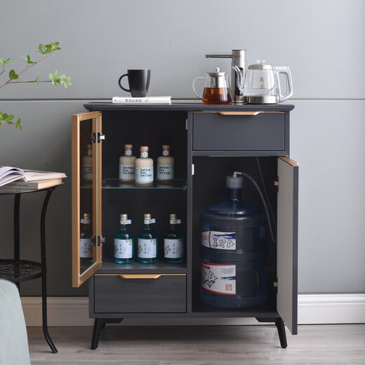 2024 Neues vollautomatisches massives Holz Modern Light Luxury Smart Tea Bar Machine für Home High-End-Wohnzimmer Wasserspender integrierter Schrank Tee-9902LA/mit Desinfektion-5 Key Controll Warm warm warm warm warm warm warm warm