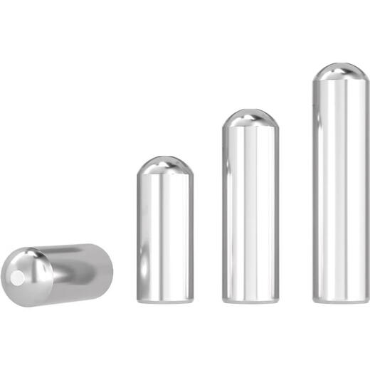 Tianzhuo Hardware round head cylindrical pin stainless steel positioning pin shaft pin solid optical axis round rod fixed rolling pin 304 1.5*6 150 pieces