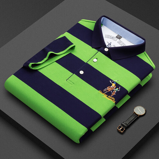 Shenglifa 2025 Été Nouveau t-shirt à manches courtes à manches courtes de coton et à manches courtes 3882 Green M