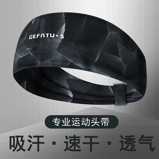 SA Wang [Alemania] Diadema deportiva para el turbante masculino que absorbe el sudor y la diadema inducida por el sudor para el sudor a prueba de sudor de las niñas [Negro] Silicona Anti-Slip Sweatbing [Alemania]