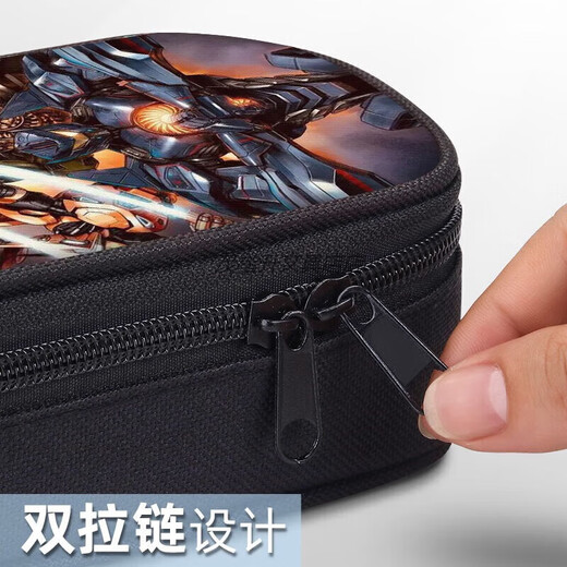 WHJ环太平洋笔袋机甲战士男孩2024新款小学生文具盒初中生铅笔盒笔盒 帆布笔袋ZW9720