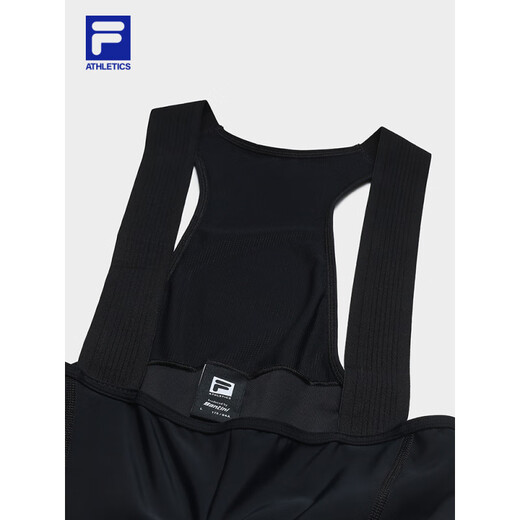 Pantalones de ciclismo de hombres Fila 2025 Summer Nuevo estilo Bicicleta Sports Consejados apretados Shorts Dark Black-Bk XL 180/88a