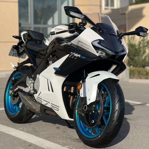 Второй рукой Chunfeng 675SR-S Трехцилиндровый водяной охлаждение 450SR тяжелая машина Qianjiang QJ Racing 600RS Спортивные автомобили имитация мотоцикл Black
