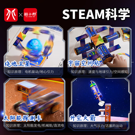 Kinderwissenschaftsexperiment Set Kindergarten Mittelklasse 4-jährige Bildungsspielzeug für Jungen und Mädchen 1. Juni Kindertag Geschenke Kindergärtner Space Exploration Geschenkbox [8 Sets]