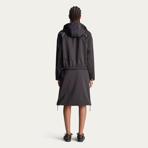 阿迪达斯 （adidas）女子连帽复古风休闲潮流时尚简约百搭运动夹克 JW1110 XS