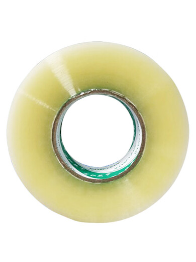 Tianmiaomiao Express Packaging Tape Paper Sealing Tape Width 4.5/6.0CM Large Roll Transparent Tape Box 4.3 Width 2.0 Thickness 12048 Roll Transparent Yellow