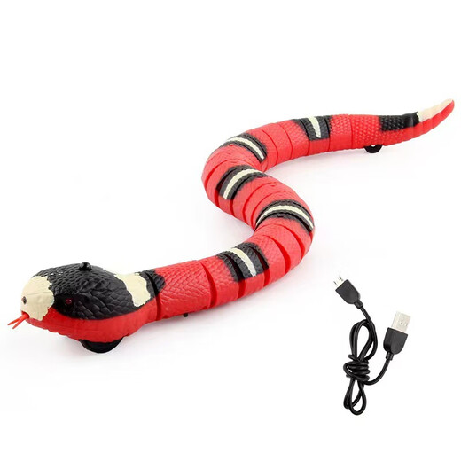 Electric Induction Cat Toy Cat Toys Cat Supplies Self-Enjoy Cat Toys Relieve Bores and Snake Electric Rechargeable Remote Control Ladybug 9922