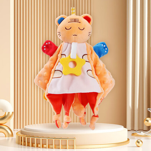 Beruhigende Handtuch Babypuppe Baby Schlaf Plüsch Spielzeughand Geschenkpuppe Hand Spielzeug 30cm1 nur Bohnenpuppe beruhigendes Handtuch Happy Kaninchen