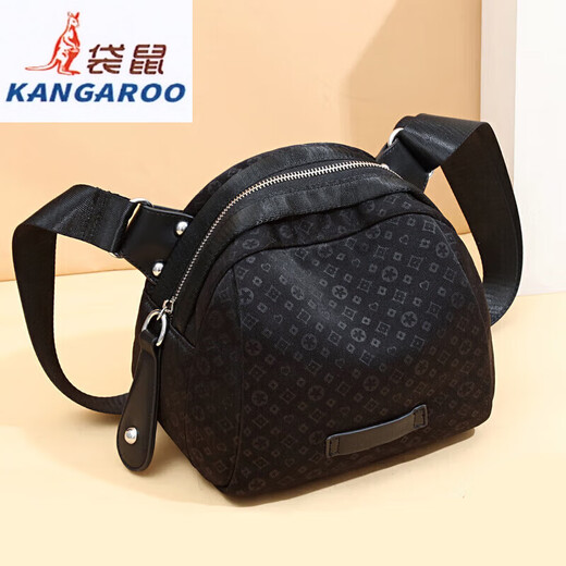 Känguru (KANGAROO) kleine Tasche 2025 neue Canvas-Shell-Tasche Sommermode vielseitige lässige Umhängetasche Hüfttasche Damen Oxford-Stoff-Brusttasche Plus-Size-Rucksack, kann 10,5 Zoll i aufnehmen