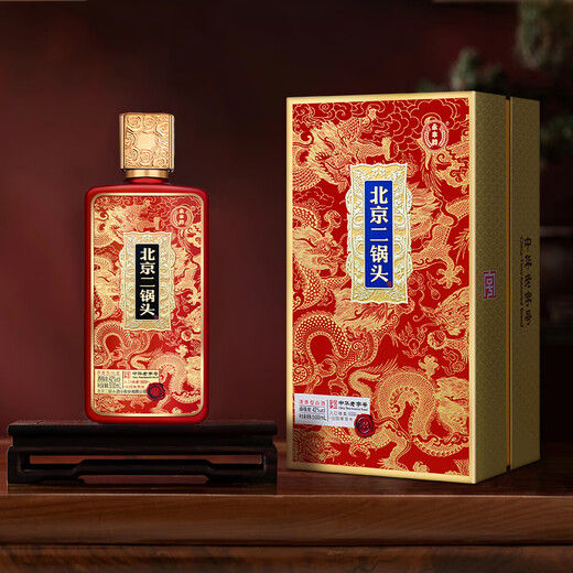 永丰牌北京二锅头 恭喜V60 清香型白酒 42度 500ml*6瓶 整箱高端酒礼盒