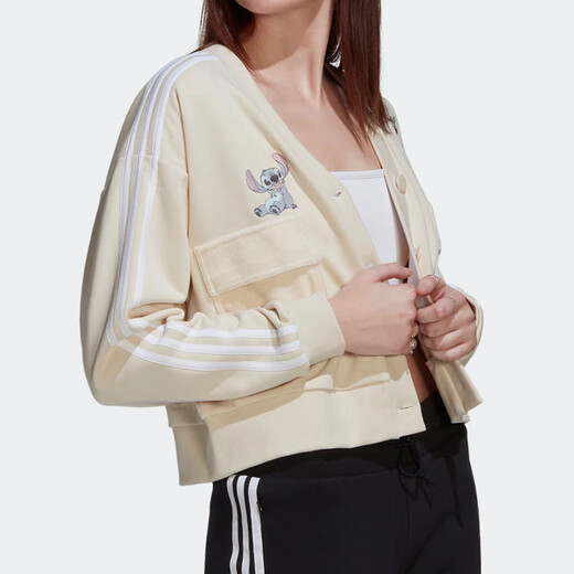 阿迪达斯 （adidas）三叶草新款女子运动休闲针织开衫HT3947官方旗舰正品 HT3947 XL 170/92A