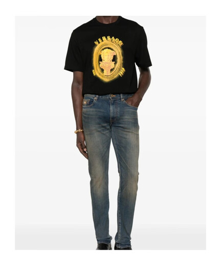 Versace 25FW Kurzarm T-Shirt Herrenfarbe 10133021A15870 20 s
