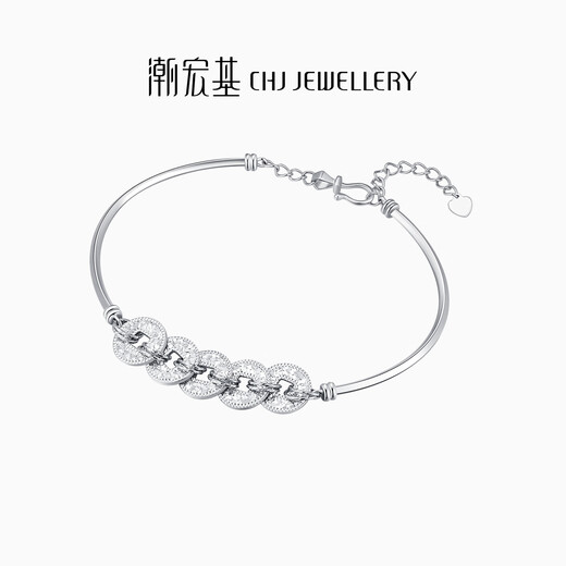 Chao Acer PT950 Platinum Bracelet Women's Five Emperors Coin Birthday Gift Price Platinum SDP40000174 About 8.45g