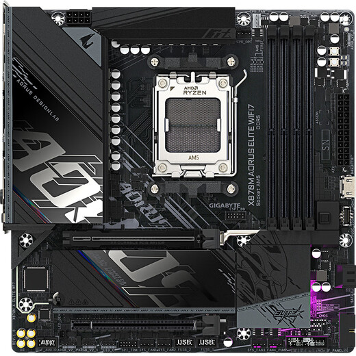 GIGABYTE AMD X870E/X870I AORUS large board/ITX motherboard supports new R7 9800X3D/7800X3D/9700X/R5 9600X X870M A ELITE AX Xiaodiao WiFi