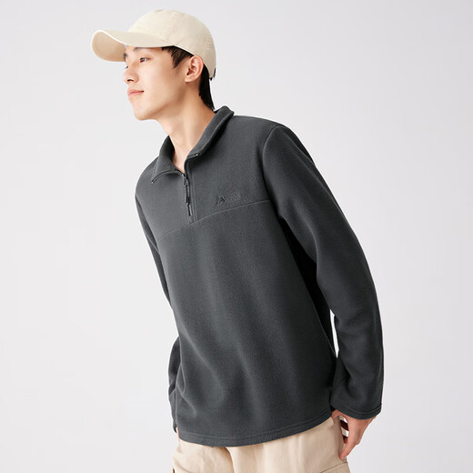 361 Men's sweatshirt autumn and winter polar fleece sports and leisure outdoor fleece long-sleeved pullover top 652533802-3