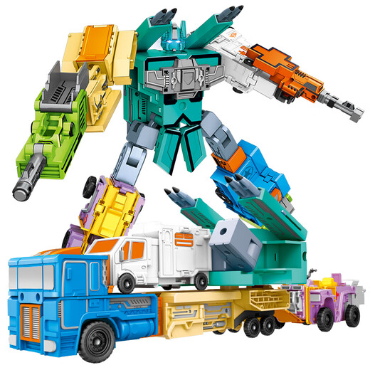 MPPMCK digital deformation robot super large digital deformation toy boy letter robot integrated birthday gift digital deformation [number 0-4] ​​integrated diamond