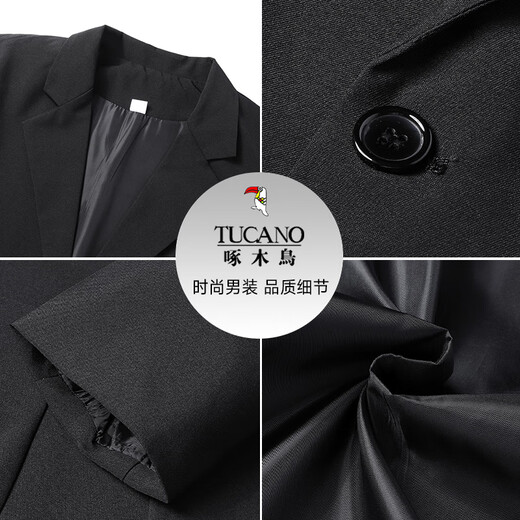 Holzspecker (Tucano) Anzug Herrengeschäft Casual Single Jacke Professioneller formeller Anzug Blazer Bester Bräutigam Hochzeitskleid Herrenkleidung