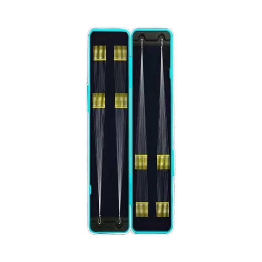 Chaosihui Dongli gold sleeve thread double hook hand-tied Haixi finished product tied anti-tangle stream hook wild fishing hook 25cm gold sleeve barbed broken thread 40 pairs No. 1 hook + sub-thread 0.4 No. 2 + sub-thread 0.6